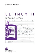 Ultimum II - For Violoncello and Piano: 2008