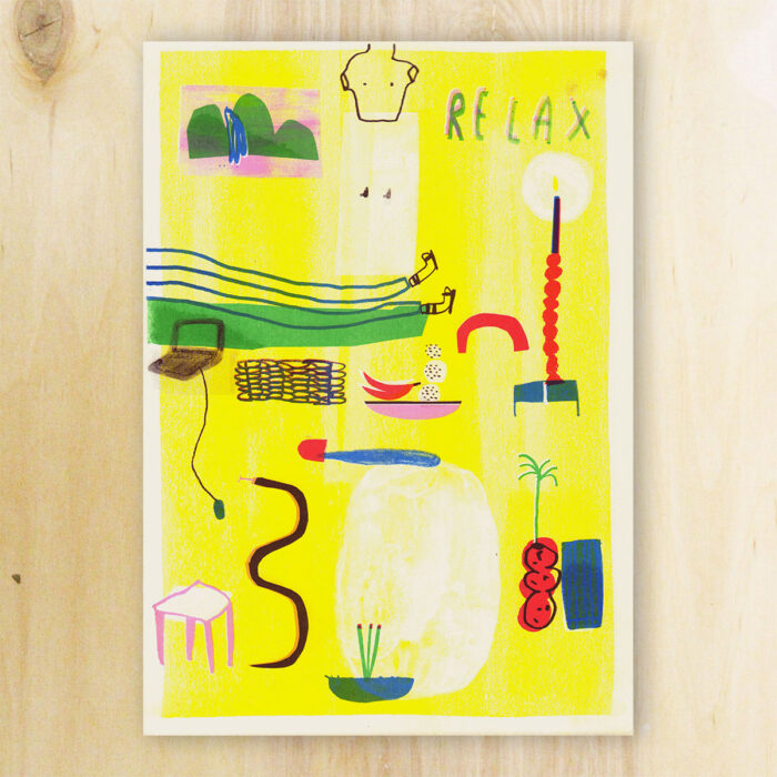 Ποστερ ριζογραφίας Relax