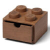 LEGO® ΞΥΛΙΝΟ ΚΟΥΤΙ ΤΕΤΡΑΓΩΝΟ ΣΥΡΤΑΡΩΤΟ OAK DARK STAINED